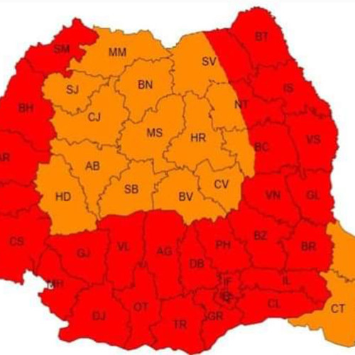 Restricții de tonaj pe autostrăzi și drumuri naționale din cauza Codului Roșu de temperaturi extreme