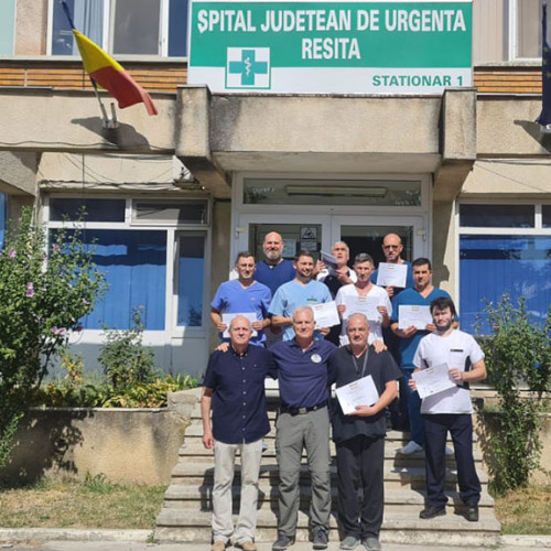 Curs internațional &quot;Stop the Bleed&quot; la Spitalul Județean de Urgență din Reșița