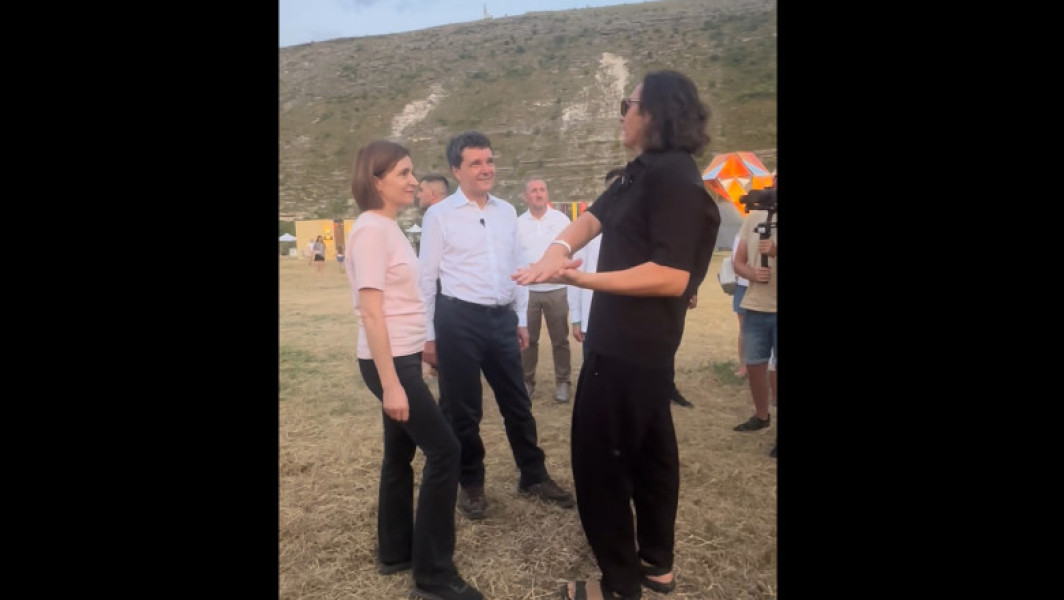 Video Nicușor Dan a participat alături de Maia Sandu la Festivalul Lupilor din Republica Moldova