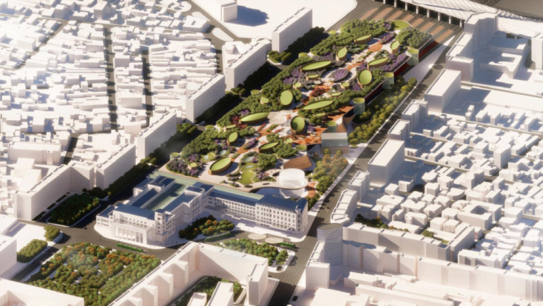 Foto Primarul Capitalei anunță „un amplu proiect de regenerare urbană în zona Gării de Nord”. Cum ar putea arăta acesta