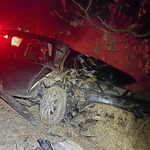 Accident rutier semnalat la intrarea în Petnic seara trecută