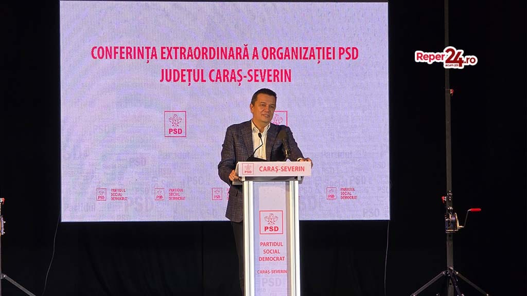 Sorin Grindeanu își reafirmă viziunea pentru PSD Caraș-Severin la conferință