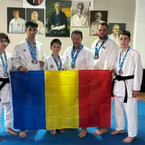 Sportivii Asahi Dojo din Reșița, campioni la karate Fudokan în Slovenia