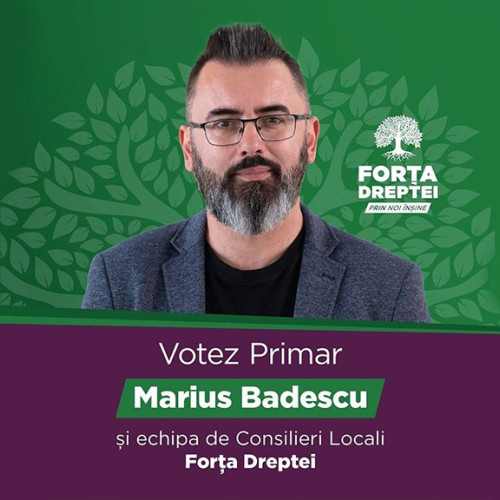 Marius Bădescu vizează transformarea Aninei într-un oraș prosper și echitabil cu ajutorul Forței Dreptei