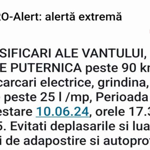 Cod portocaliu de vreme severă și caniculă în jumătate din țară